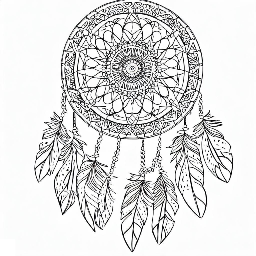 Mandalas Attrape rêves 5
